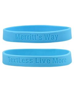 Silicone TextLess Live More Wrist Band