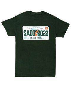 License Plate SADD T-Shirt